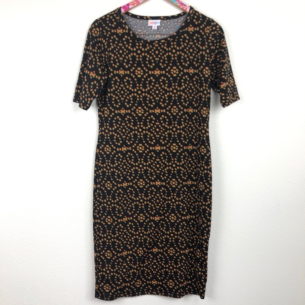 LuLaRoe Julia dress size M // 0184